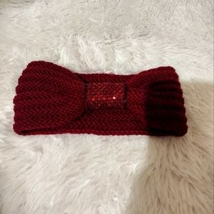 NWOT Burgundy Knit Cold Weather Headband Adult One Size fits most